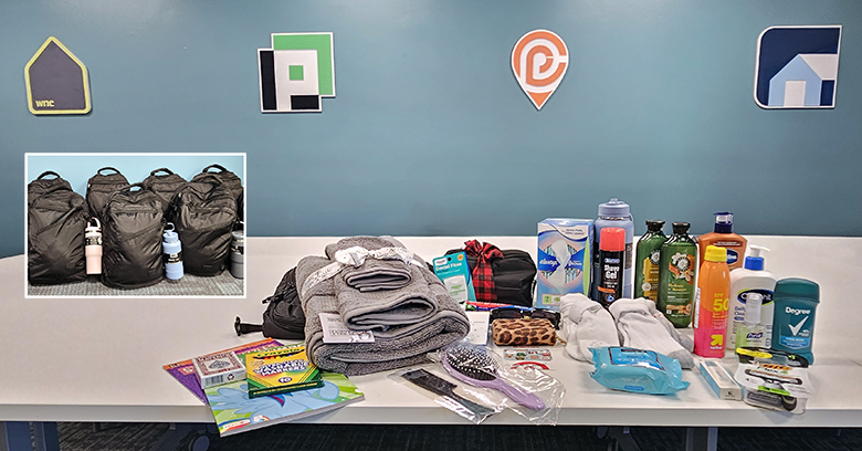 WNC staff donations to Illumination Health + Home.