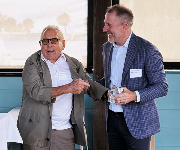 BUILD-PAC Pinning Ceremony for WNC Founder Will Cooper, Sr. Mr. Cooper was recognized as a BUILD-PAC donor committed to housing advocacy.